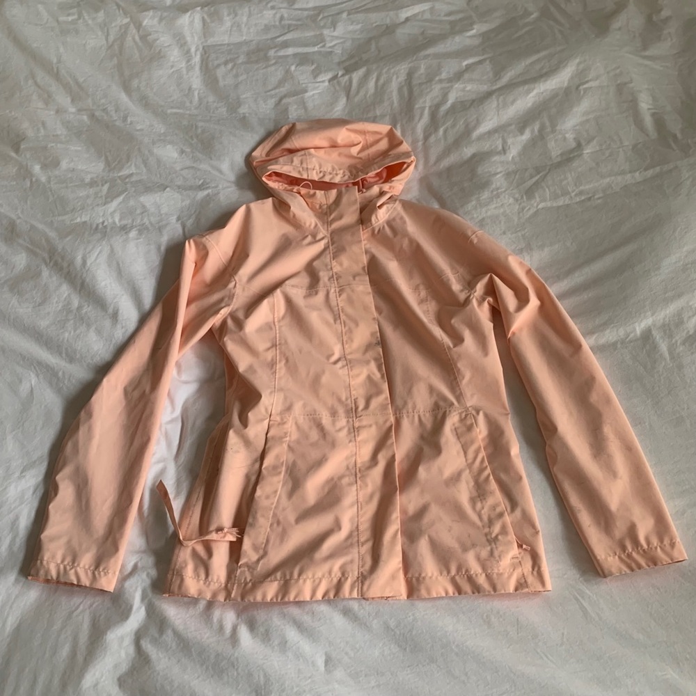 The North Face salmon pink windbreaker